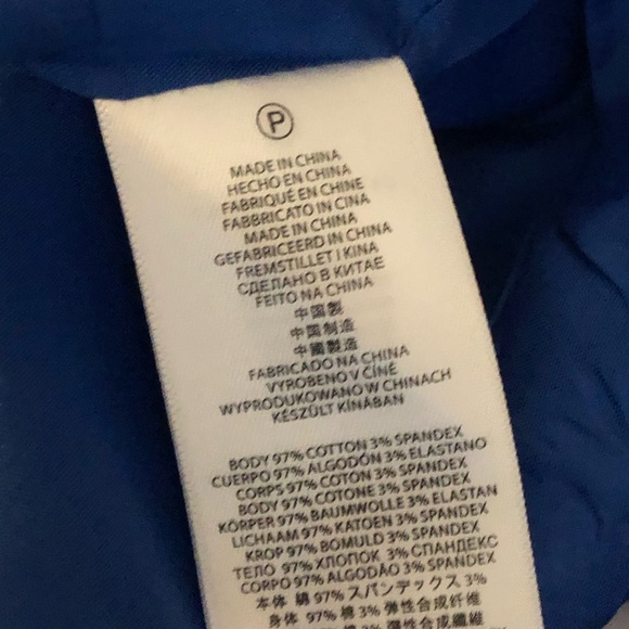 Michael Kors Women's Royal Blue 1-Button Career Blazer Cotton-Blend Lined… - Picture 6 of 6